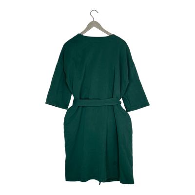 Riva Clothing sweat wrap kimono, hunter green | woman S/M