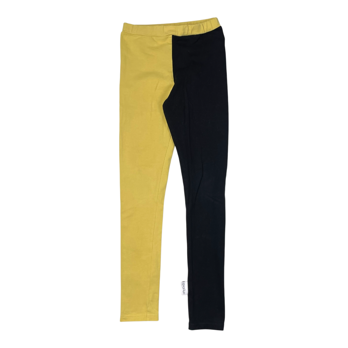 Gugguu block leggings, yellow/black | 122cm