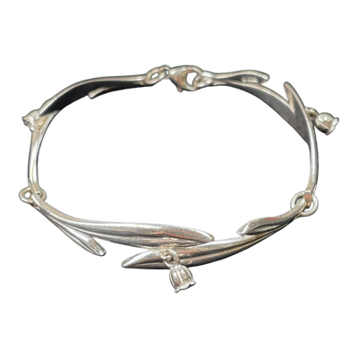 Kalevala Koru kielo bracelet, silver