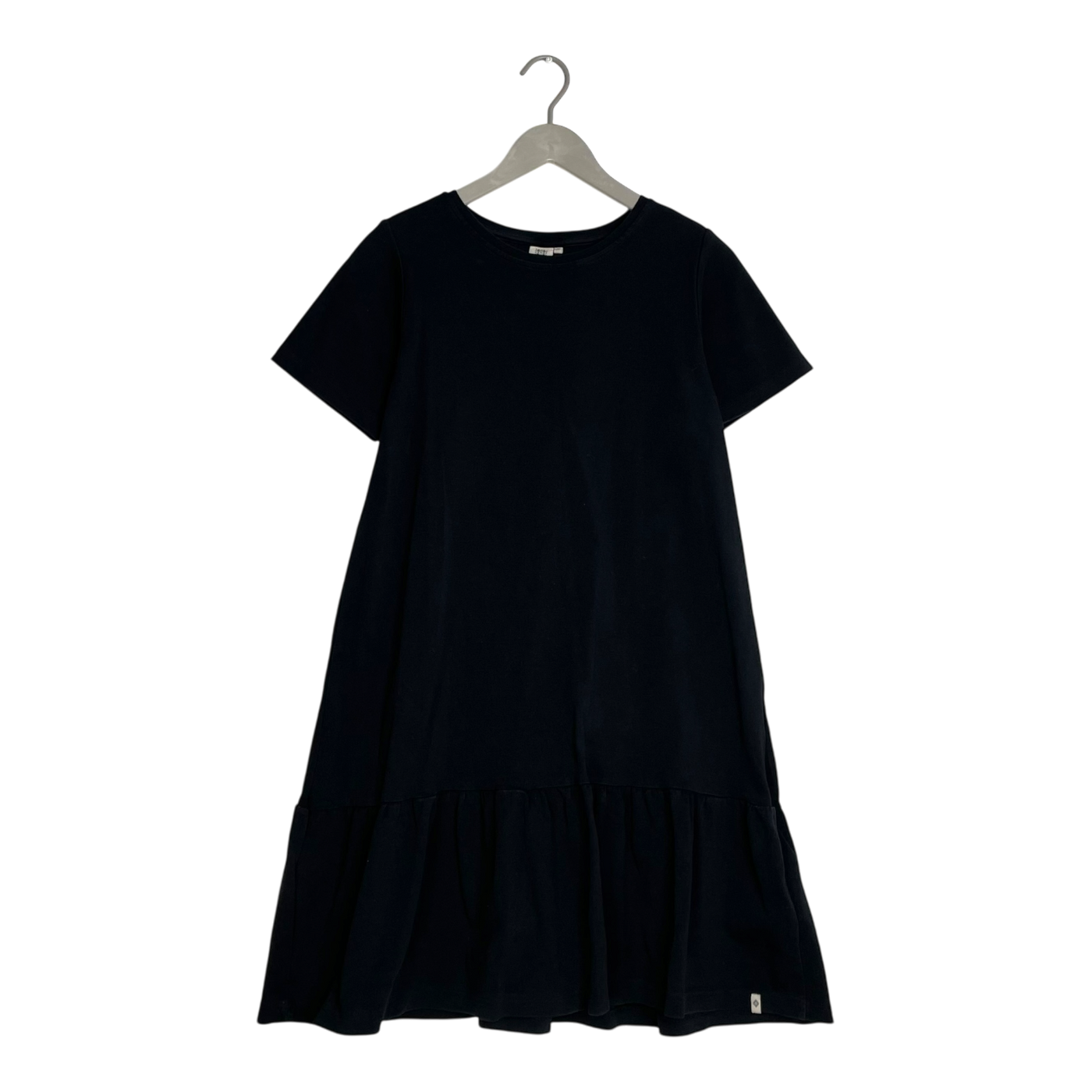 Kaiko ruffle t-shirt dress, black | woman XS