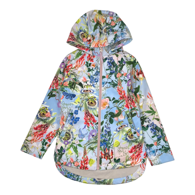 Molo hillary softshell jacket, flowers | 140cm