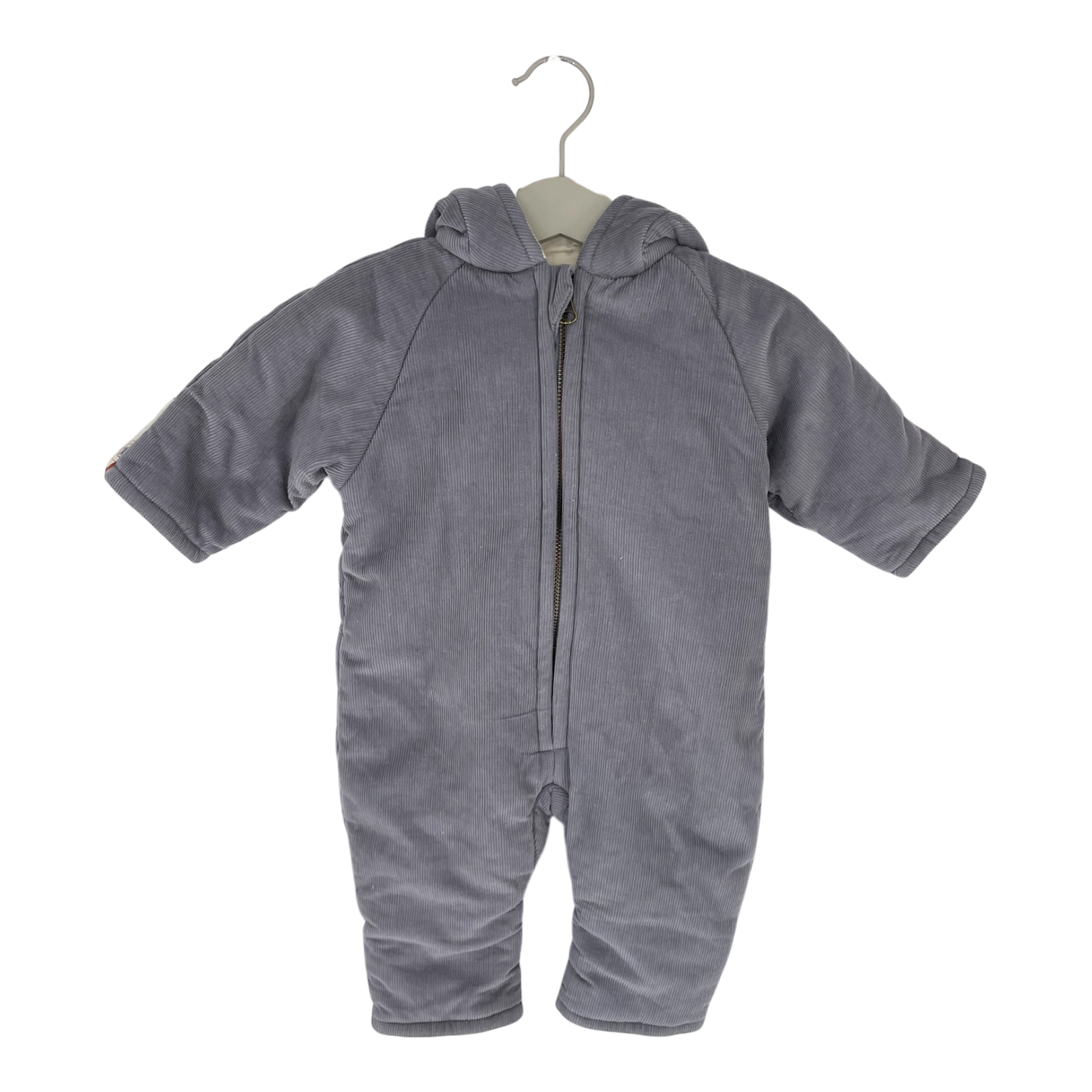 Konges Sløjd corduroy teddy overall, grey | 62cm