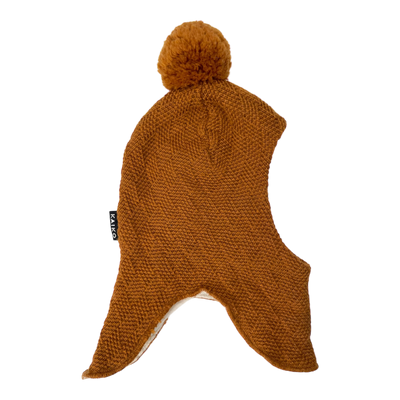 Kaiko grid balaclava, caramel brown | 1,5-5y