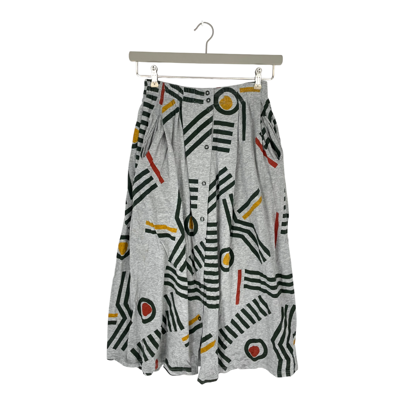 Marimekko tricot vintage skirt, grey | woman M