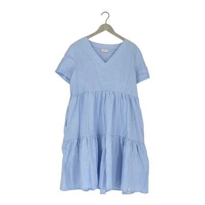 Nakoa linen layered dress, baby blue | woman L