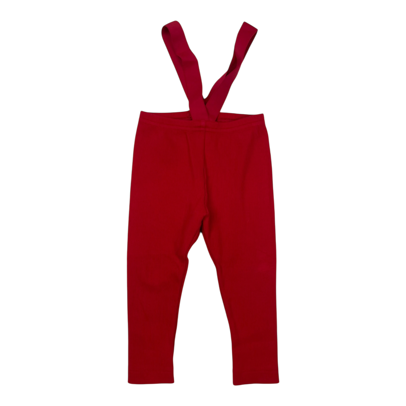 Metsola rib brace leggings, red | 86/92cm