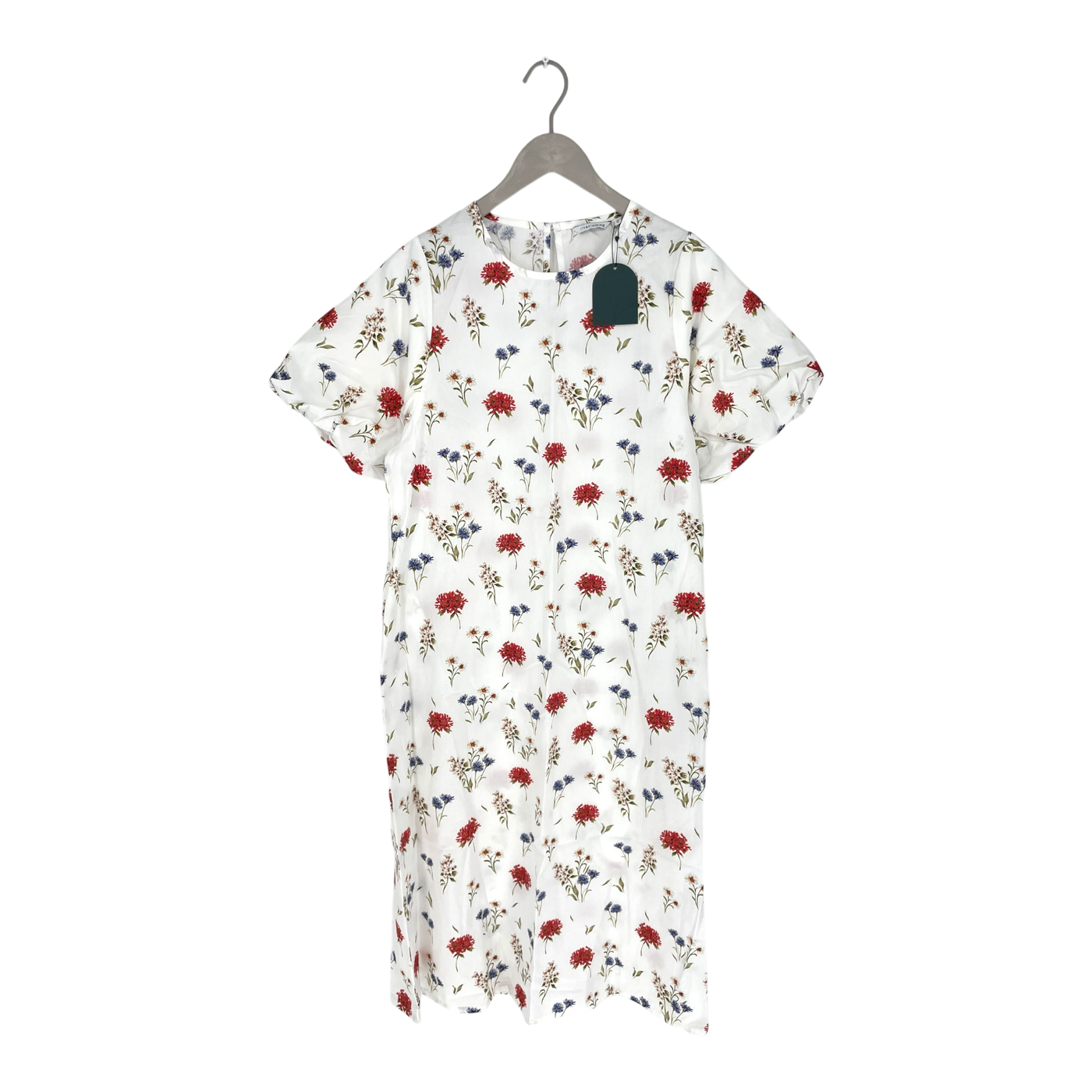 Riva Clothing puff-sleeved dress, kukkaketo | woman S