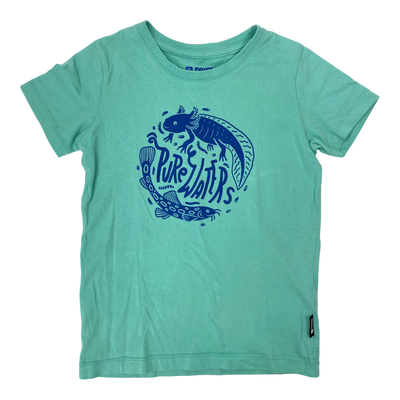 Reima ajatus t-shirt, aqua blue | 116cm