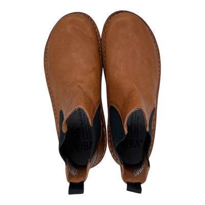 VIBAe Helsinki leather boots, cognac brown | 46