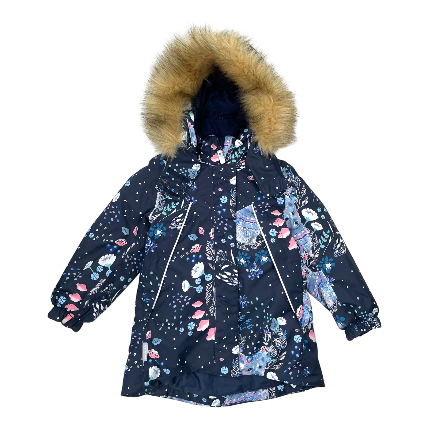 Reima muhvi winter jacket, flowers | 104cm