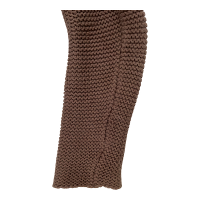 Metsola knitted cardigan, coffee | 98/104cm