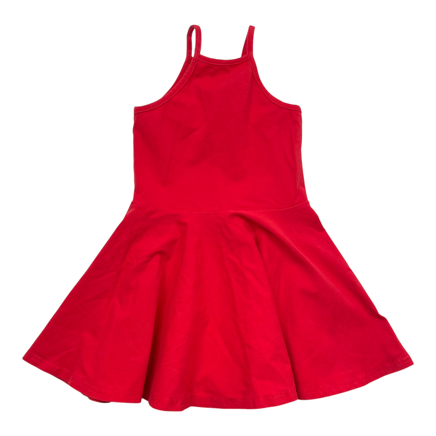 Gugguu spagetti frilla dress, red | 98cm