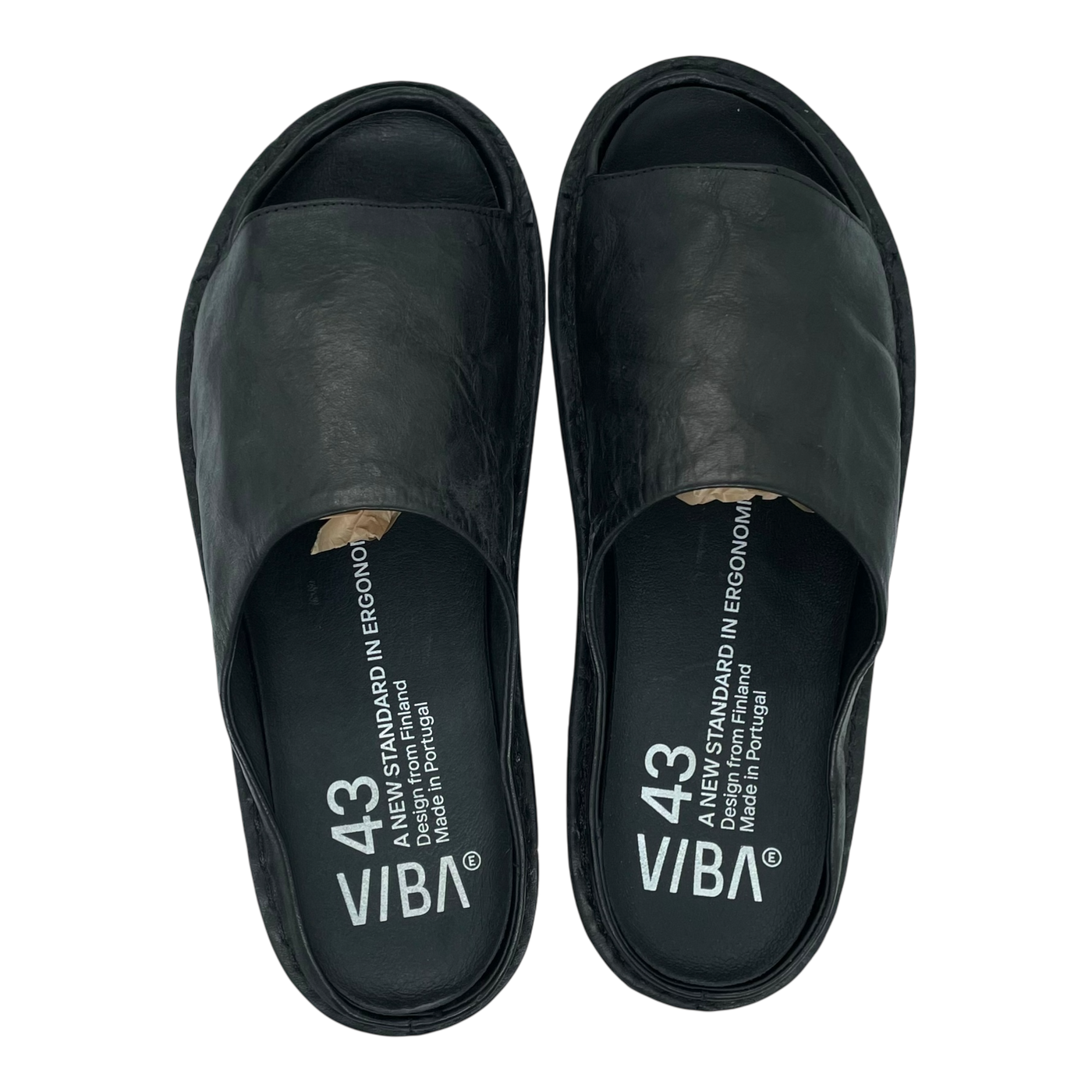 VIBAe Saint Tropez leather sandals, preto black | 43