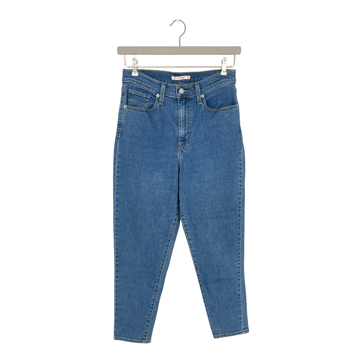 Levi's high waisted taper jeans, light denim | woman W28 L27
