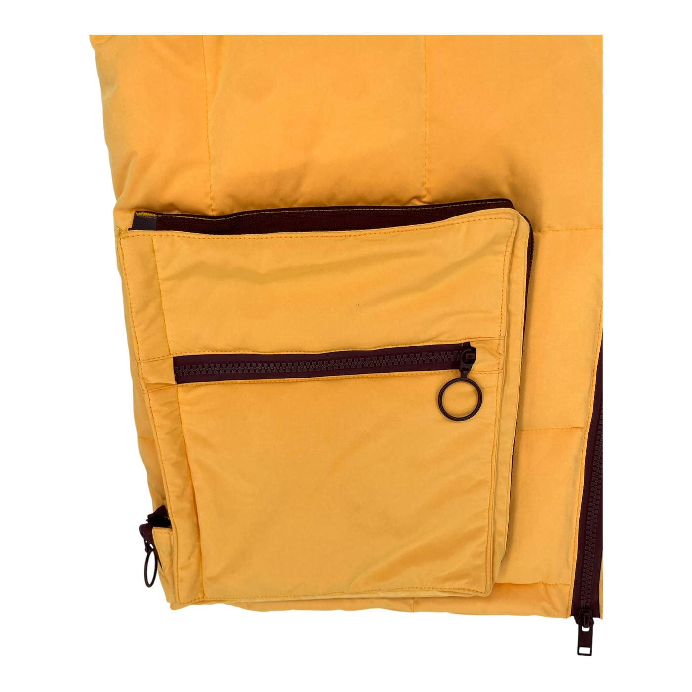 Embassy of Bricks and Logs warwick puffer vest, yellow | unisex L