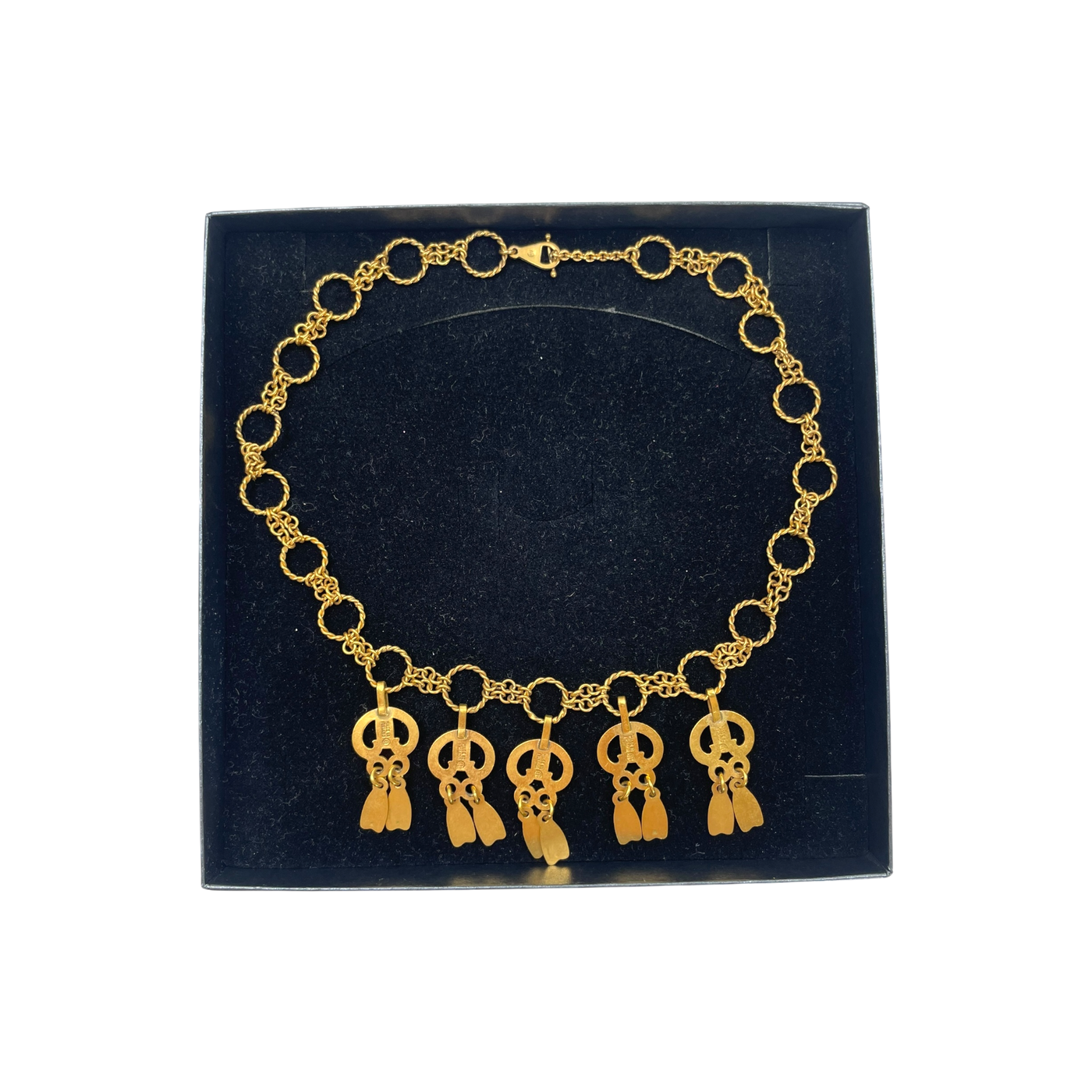 Kalevala Koru viipurin rinkilä necklace, bronze