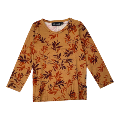 Kaiko shirt, leaves | 98/104cm