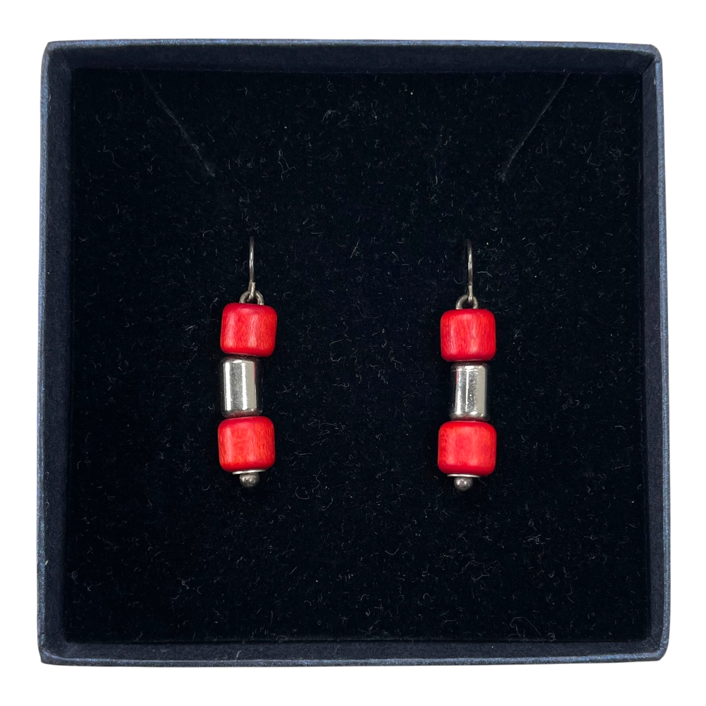 Aarikka earrings, red