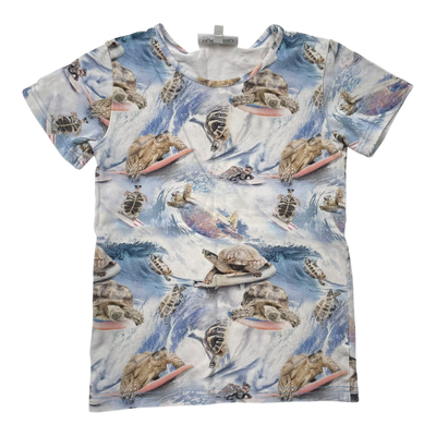 Gugguu t-shirt, surfing turtle | 116cm