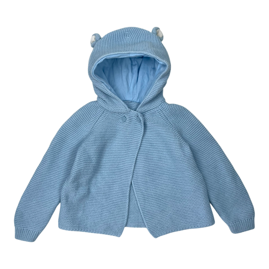 Stella McCartney bear cardigan, blue | 18m