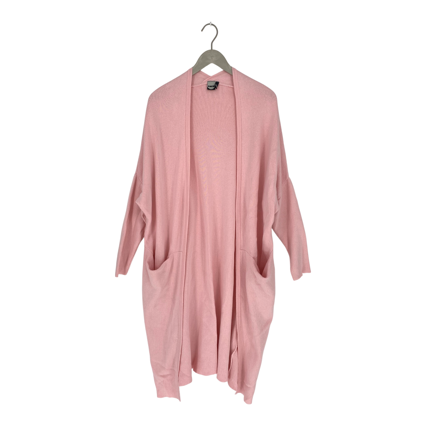 Papu long split cardigan, pink | woman XS/S
