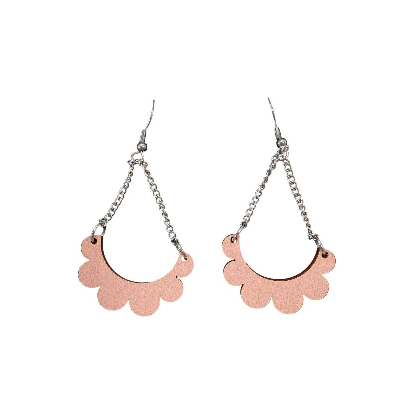 Maanantaimalli kaarella mini earrings, pink