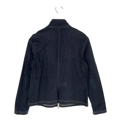 Marimekko sweat jacket, black | woman XS