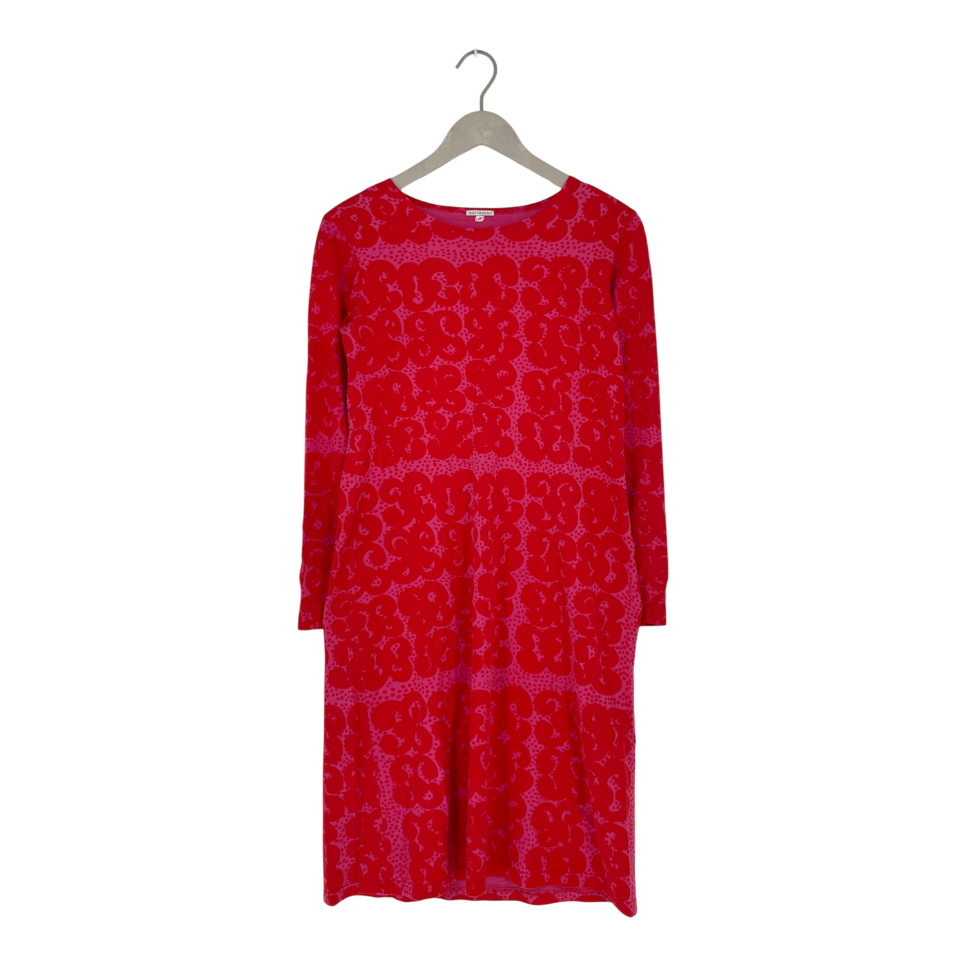 Marimekko vintage night gown, red/pink | woman S