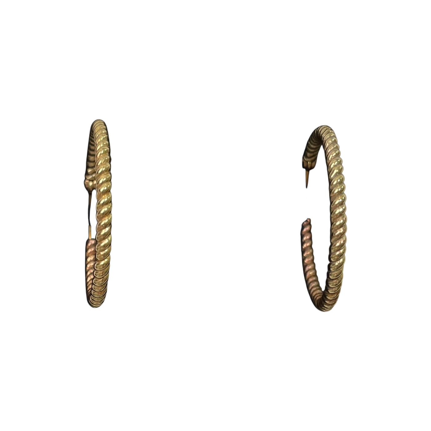 Uhana you're worthy hoop earrings, gold