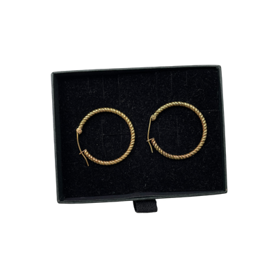 Uhana you're worthy hoop earrings, gold