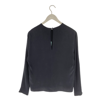 Studio Heijne revolution silk shirt, graphite black | woman 44