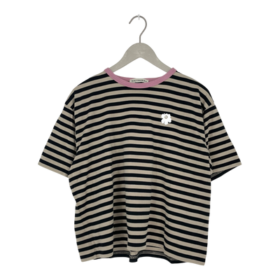 Marimekko oversized t-shirt, tasaraita unikko | woman M