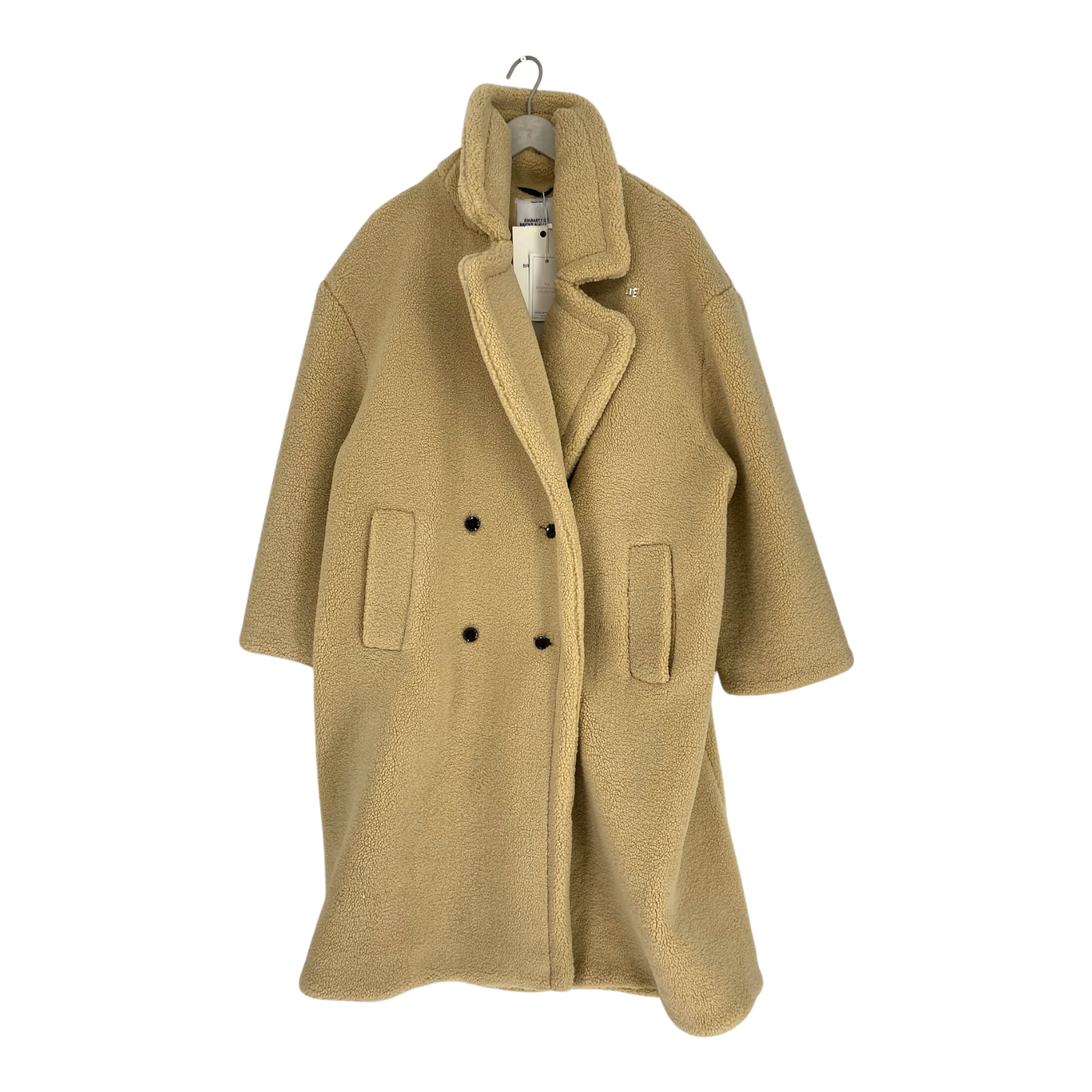 Embassy of Bricks and Logs teddy coat, beige | woman S
