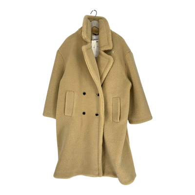 Embassy of Bricks and Logs teddy coat, beige | woman S