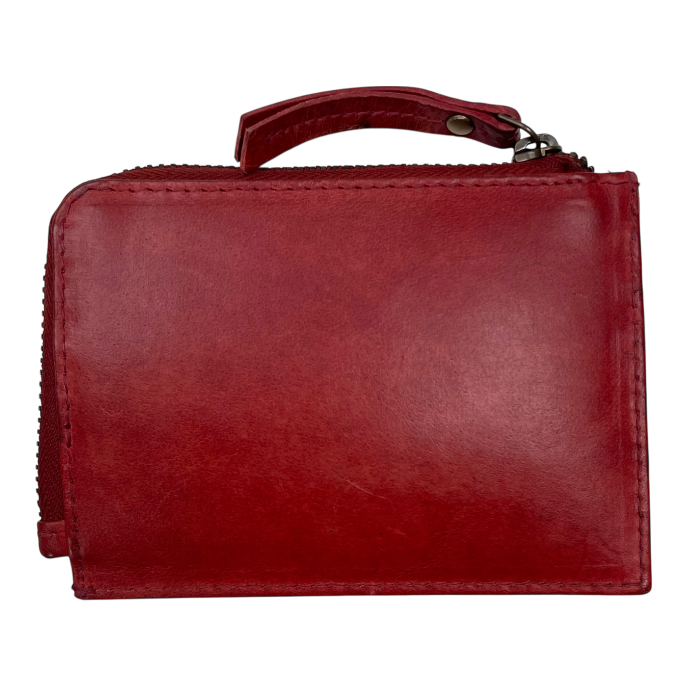 Holzrichter leather wallet, red