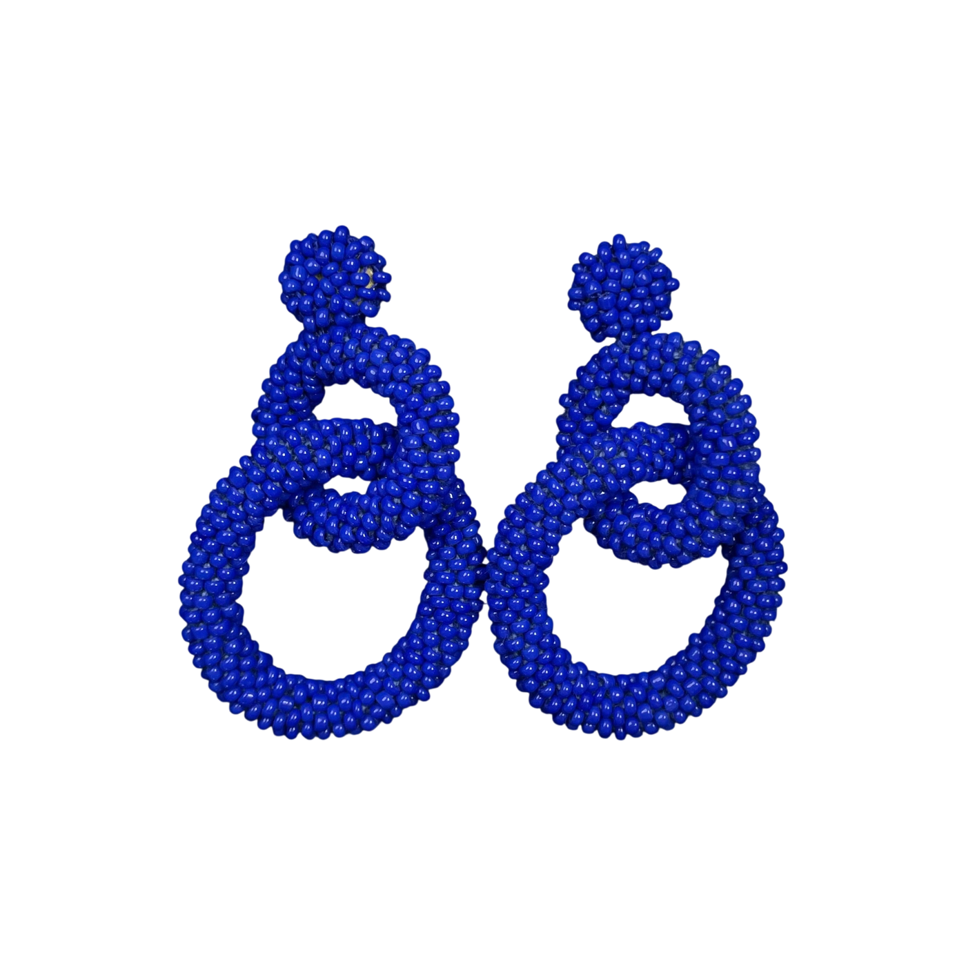 Kaiko gia earrings, royal blue