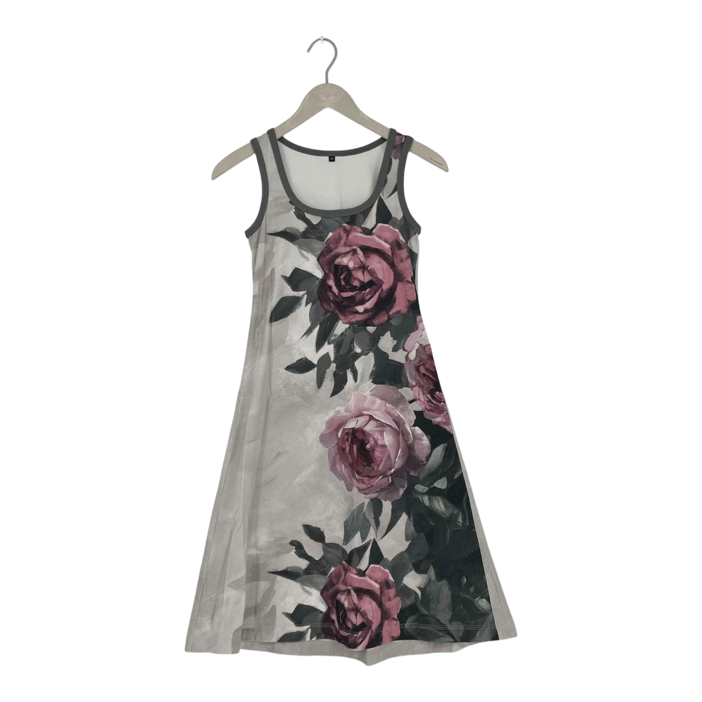 Ommellinen mekkonen tricot dress, roses | woman XS