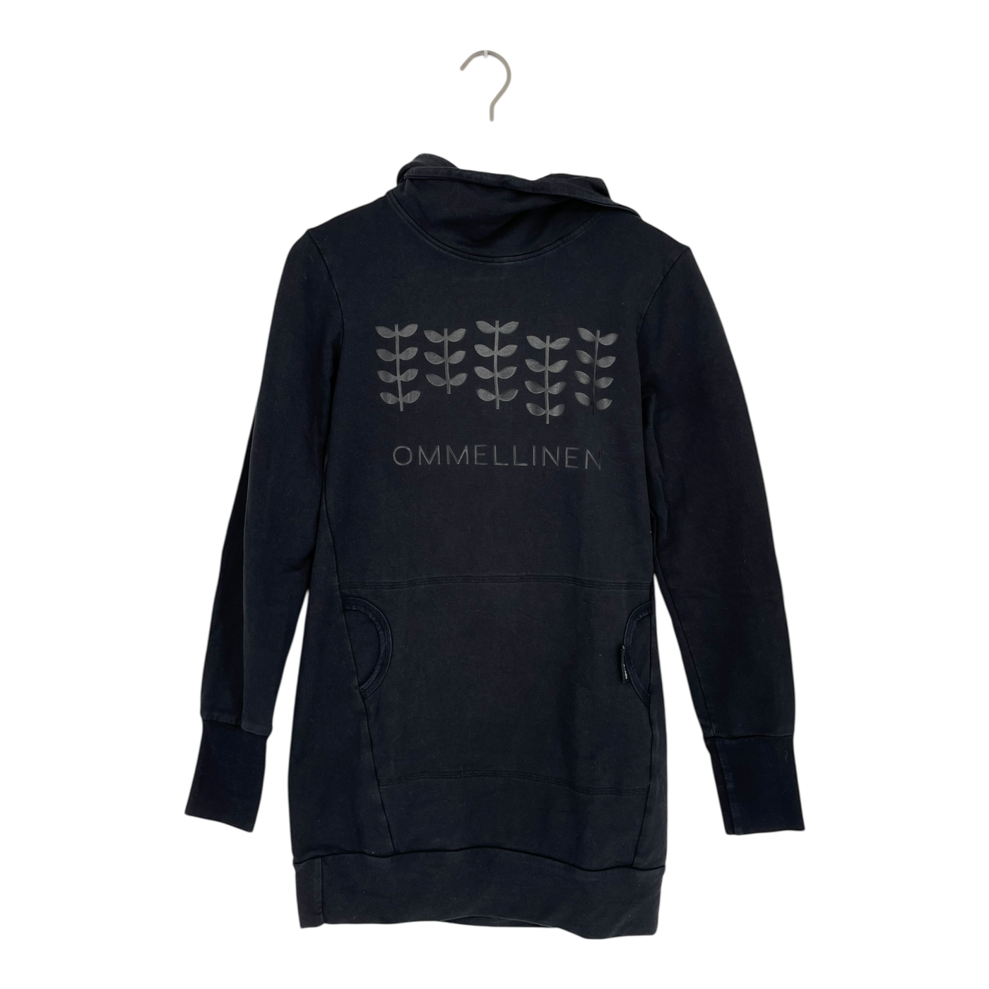 Ommellinen hooded dress, logo print | woman S