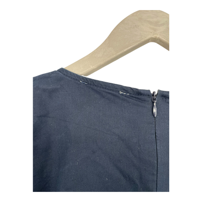Mads Nørgaard crispy twill deily dress, dark blue | woman M