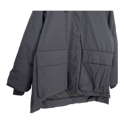 Embassy of Bricks and Logs lami short parka jacket, black | unisex S