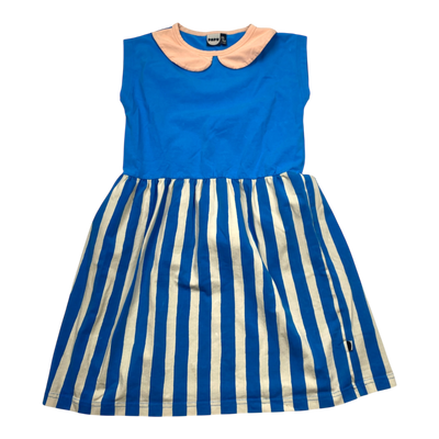 Papu collar dress, blue | 134/140cm