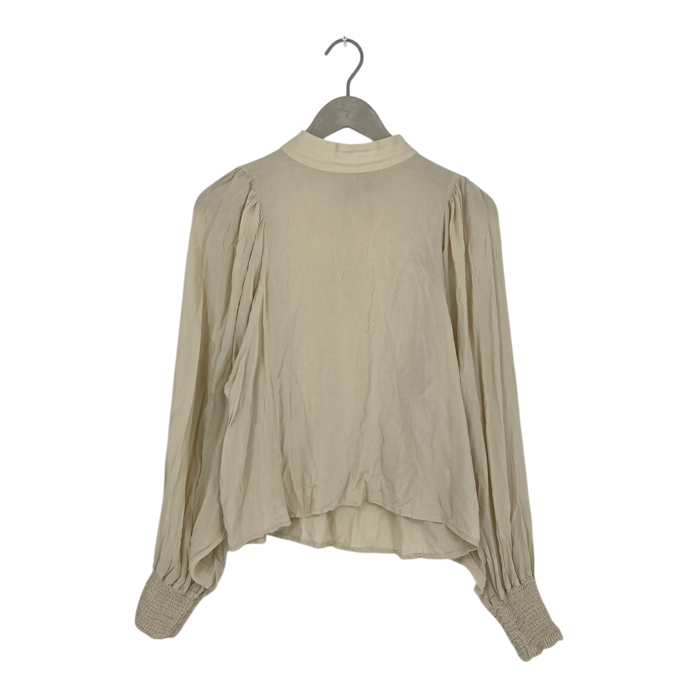 Kaiko puff blouse, vanilla | woman M