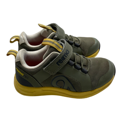 Reima kiritin waterproof sneakers, olive green | 29