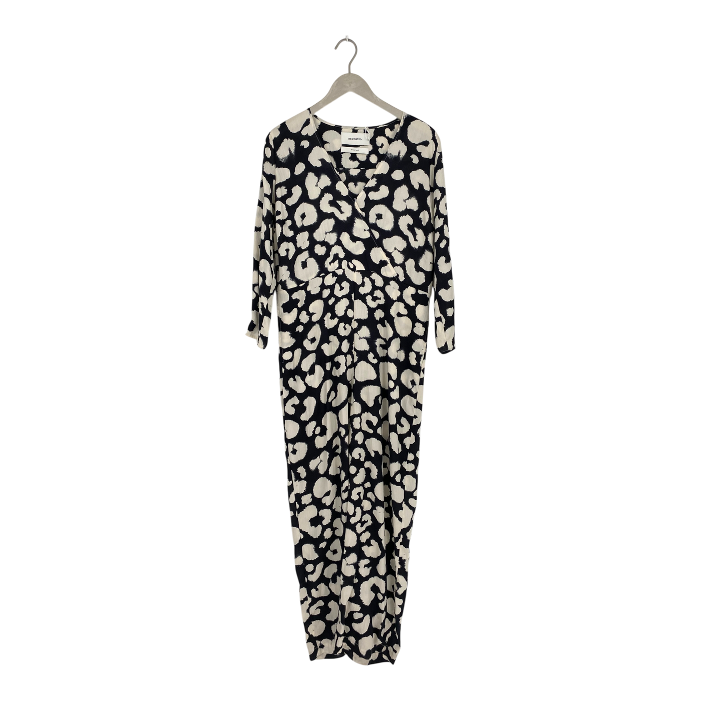 Dedicated lyocell jumpsuit, black & white | woman S