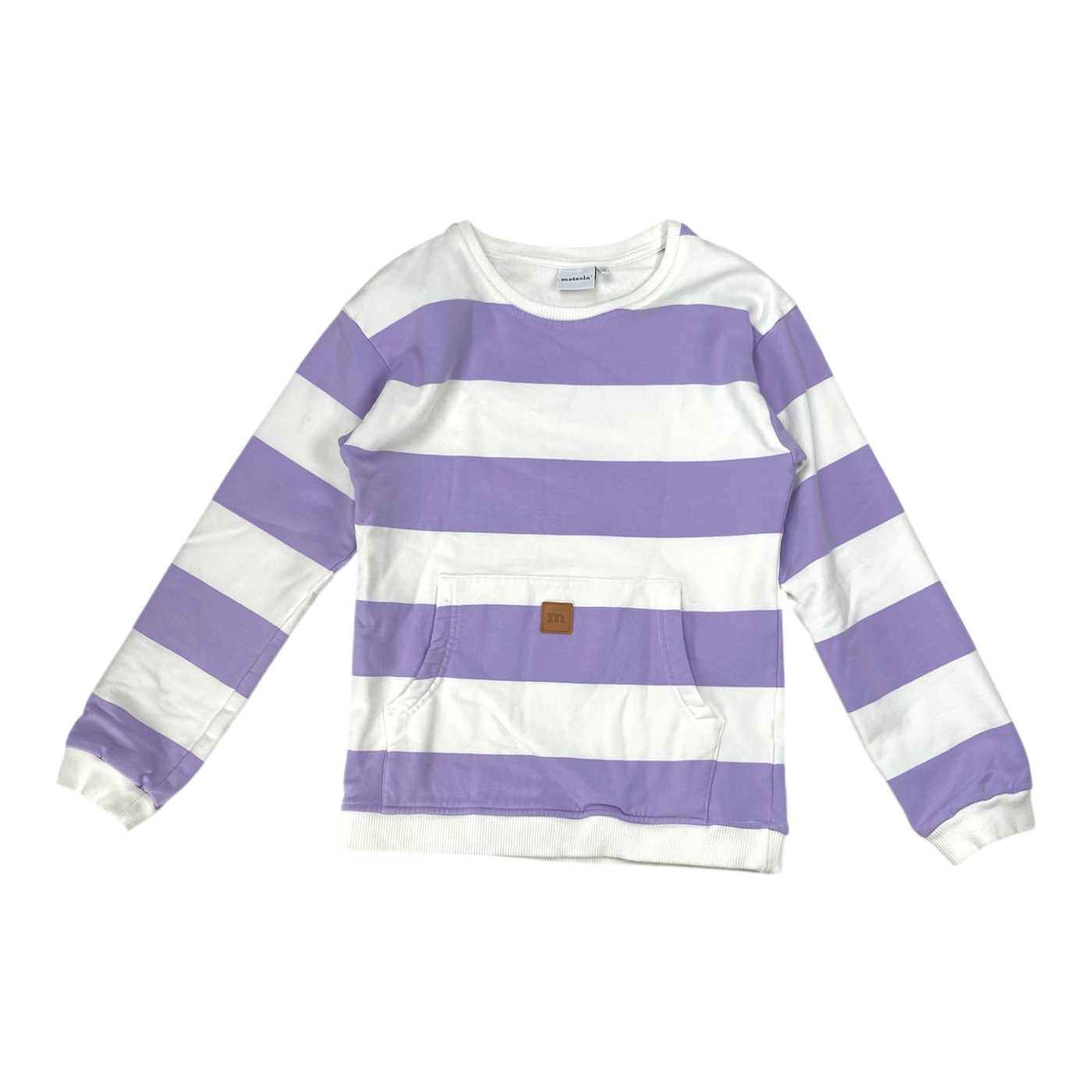 Metsola sweatshirt, stripes 134/140cm