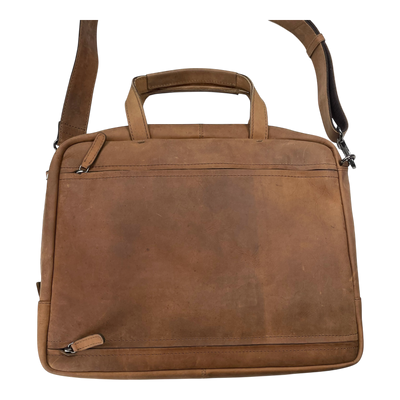 Harold's Bags leather ‭briefcase, antic