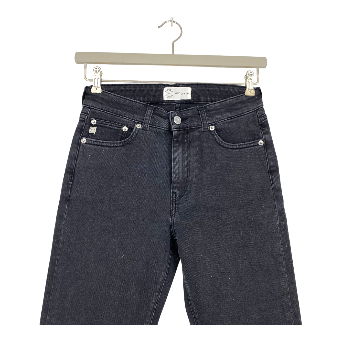 Mud Jeans regular Swan jeans, stone black | woman 27/32