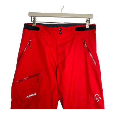 Norrøna falketind shell pants, red | man M