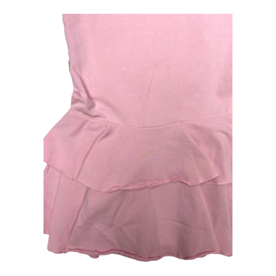 Gugguu spagetti frilla dress, pink | 92cm