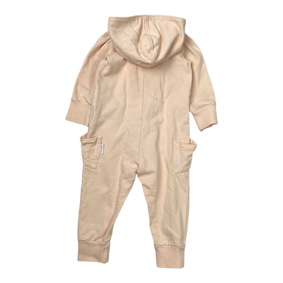 Gugguu sweat jumpsuit, peach | 86cm